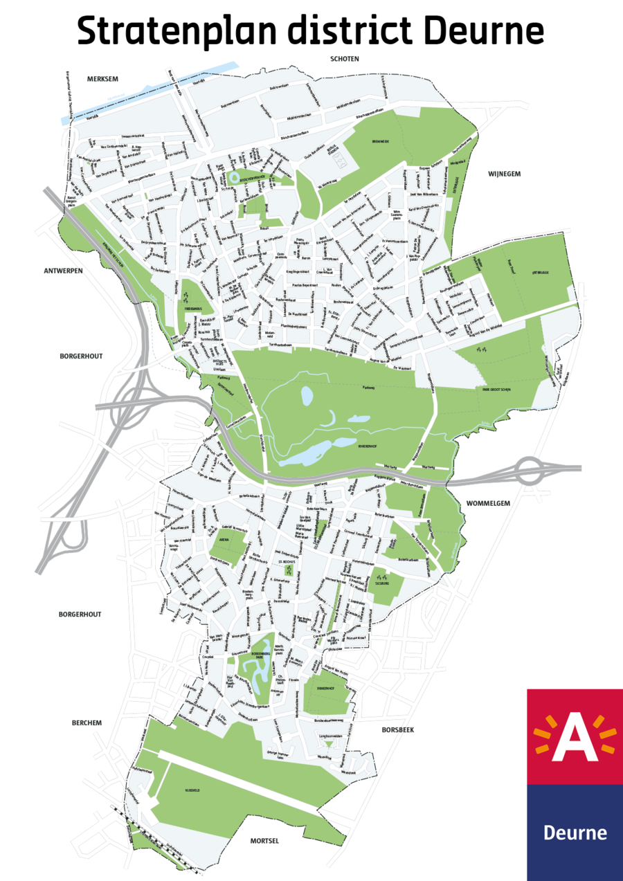 Statenplan district Deurne